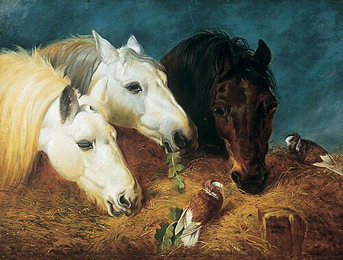 The Frugal Meal, 1857, John Frederick Herring, Sr.