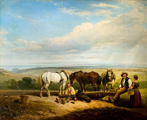 Midday Rest, , John Frederick Herring, Sr.