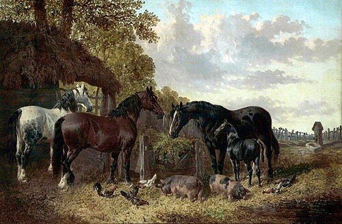Horses, Pigs and Poultry, , John Frederick Herring, Sr.