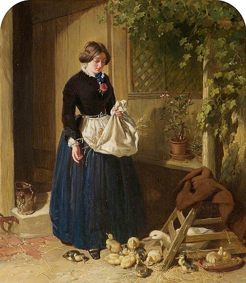Feeding the Ducks, , John Frederick Herring, Sr.