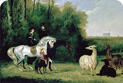 Victoria and Albert in the Grounds of Windsor Park, , John Frederick Herring, Sr.