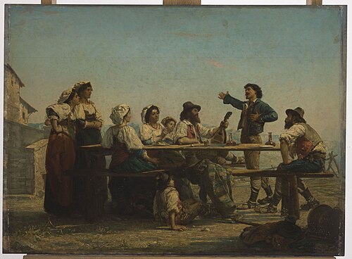 L'Improvisatore, 1866, Édouard Brandon