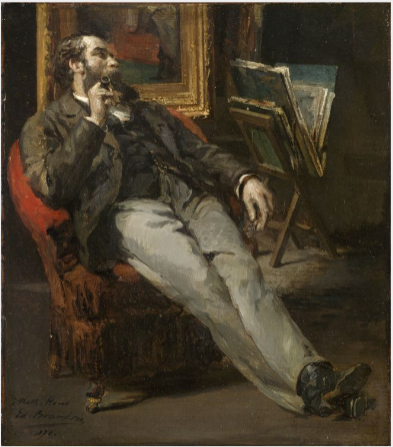 Portrait of Nathaniel Hone (1831-1917), Artist, 1870, Édouard Brandon