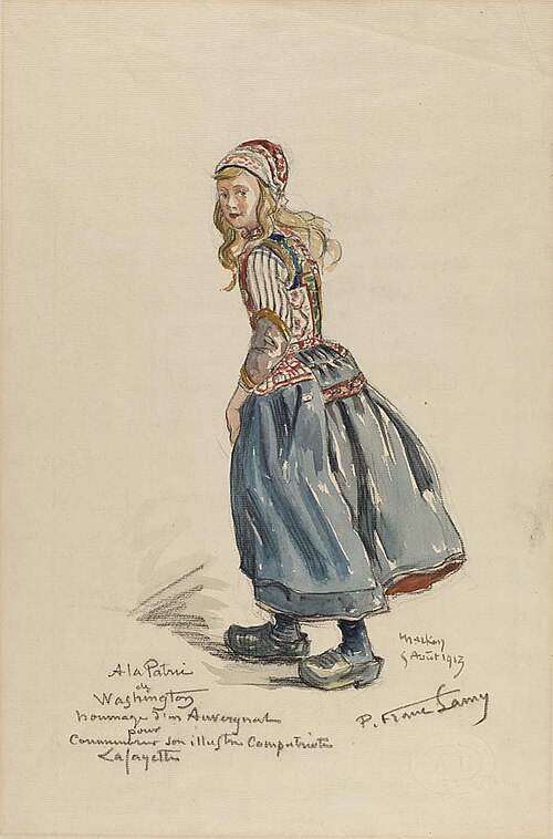 Peasant Girl, 1913, Franc-Lamy