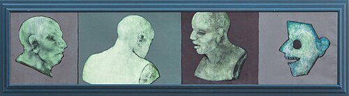 Heads and mask, 2016, Bjørn Krogstad