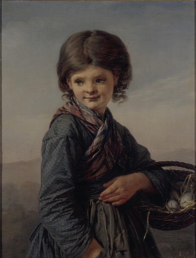 La petite villageoise, 1853, Adélaïde Salles-Wagner