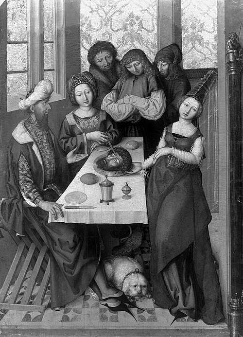 Herod's feast, 1490, maîtres à l’oillet