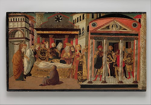 The Funeral of Lucretia, 1500, Maître de Marradi