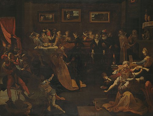 Night Banquet and Masquerade, 1605, Joos van Winghe