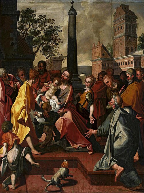 Laissez venir à moi les petits enfants, 1575, Joos van Winghe