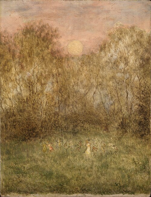In the moonlight, 1895, Wilhelm Steinhausen