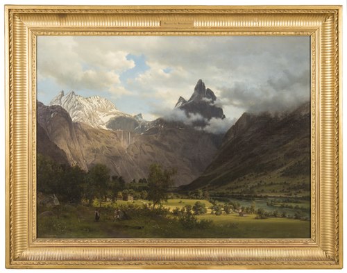 Landscape from Romsdalen, 1858, Johan Fredrik Eckersberg