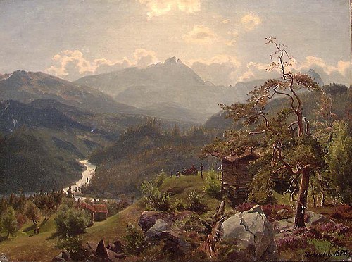 Norwegian Valley, 1850, Johan Fredrik Eckersberg