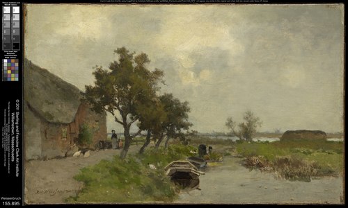 Washing Clothes, 1865, Johan Hendrik Weissenbruch