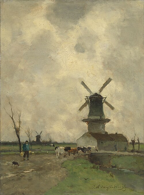 The mill, 1886, Johan Hendrik Weissenbruch
