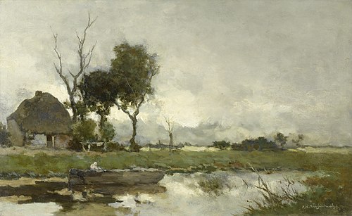 Autumn Landscape, 1886, Johan Hendrik Weissenbruch