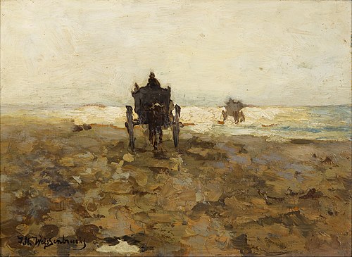 Shell cart, 1890, Johan Hendrik Weissenbruch