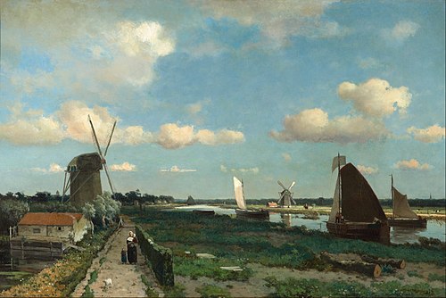 The Trekvliet, 1870, Johan Hendrik Weissenbruch