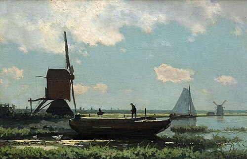 Polderlandschap, 1873, Johan Hendrik Weissenbruch