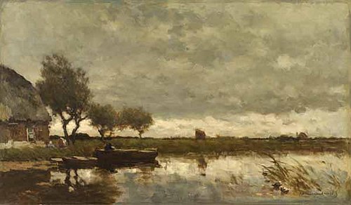 A Windy Day, 1900, Johan Hendrik Weissenbruch