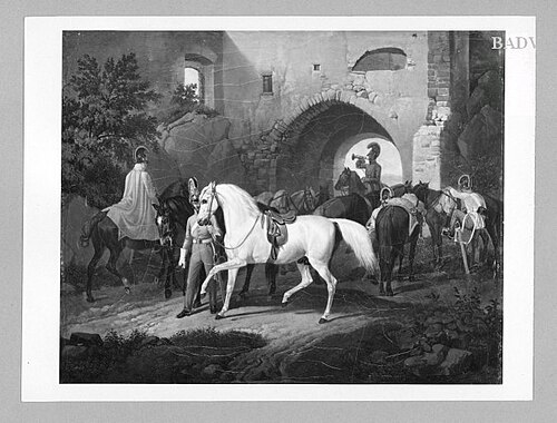 troop-horses, 1817, Johann Adam Klein