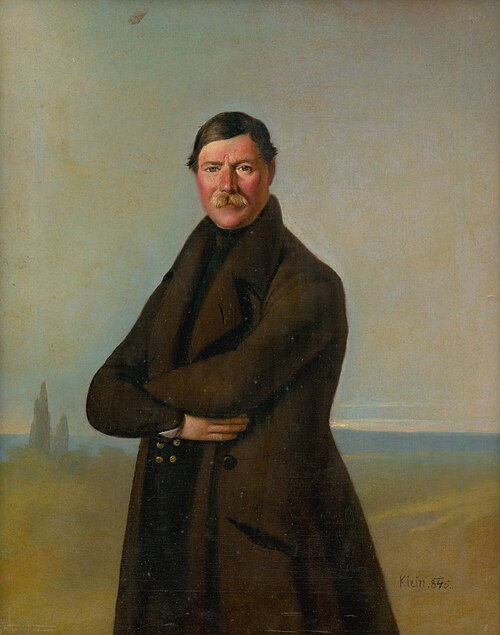 Portrait of a Hungarian Landowner, 1845, Johann Adam Klein