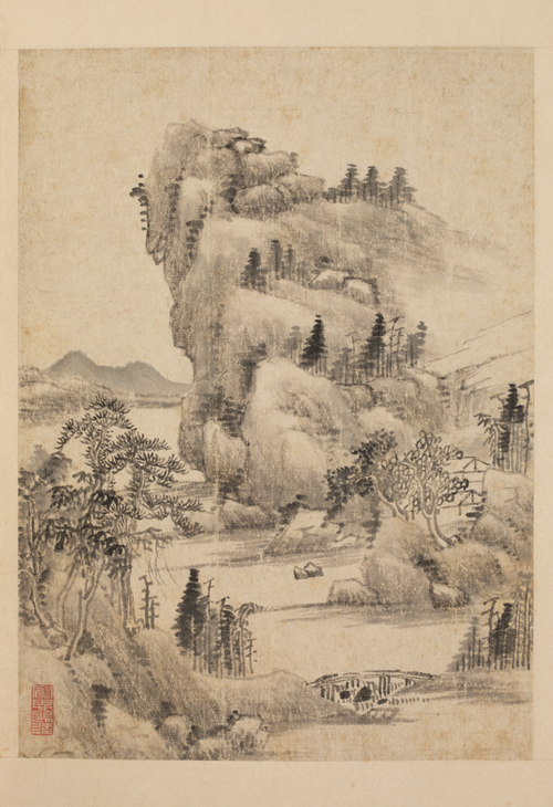赫奕仿元人山水册, , Heyi