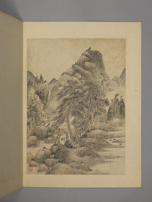 赫奕仿元人山水册, , Heyi