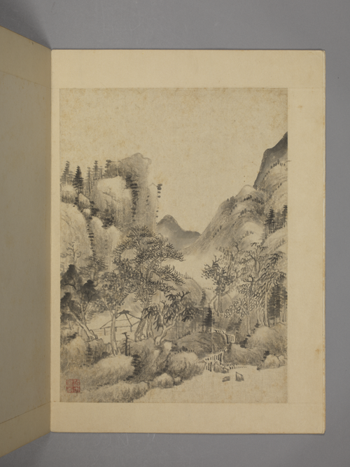 赫奕仿元人山水册, , Heyi