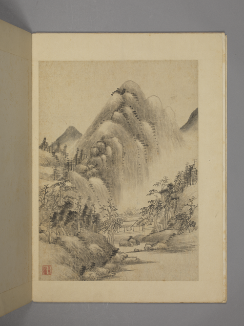 赫奕仿元人山水册, , Heyi