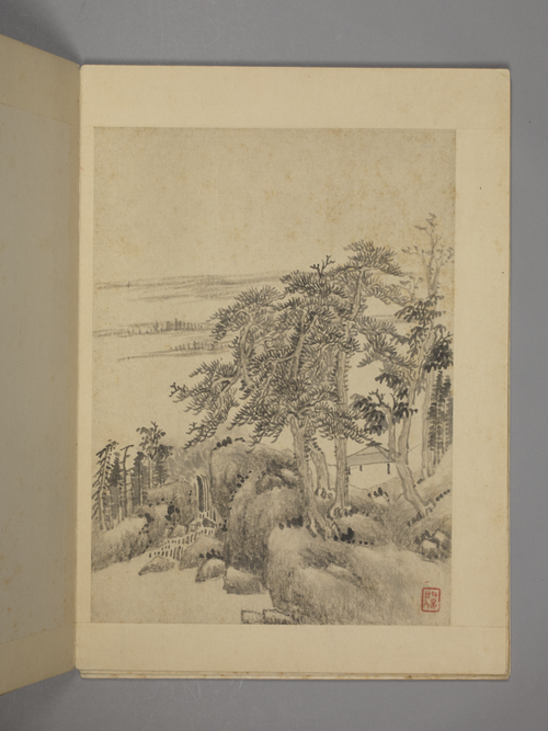 赫奕仿元人山水册, , Heyi