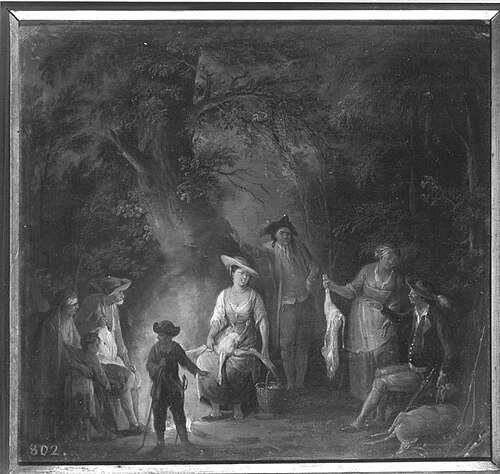 Rast im Walde, 1775, Johann Andreas Herrlein