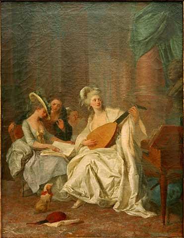 Huldigung an Gluck, 1775, Johann Anton de Peters