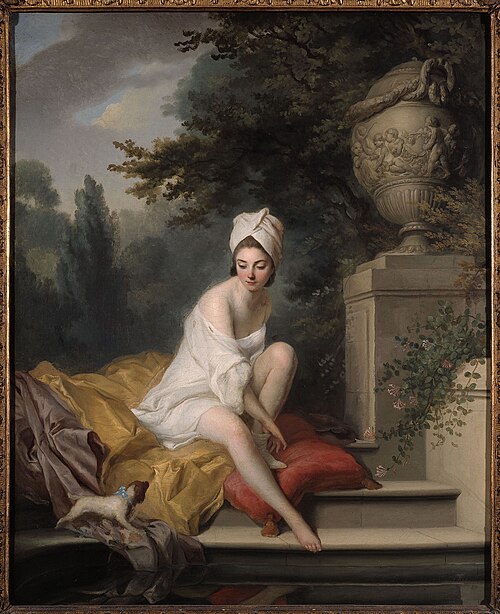La Baigneuse, 1750, Johann Anton de Peters