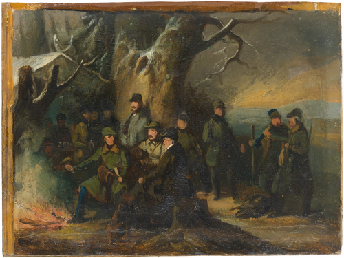 Partie de chasse du grand-duc, 1900, Johann Baptist Kirner