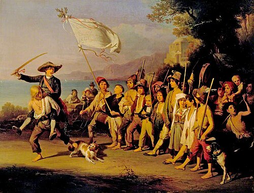 Playing at Soldiers: The Roman Revolution, 1848, Johann Baptist Kirner
