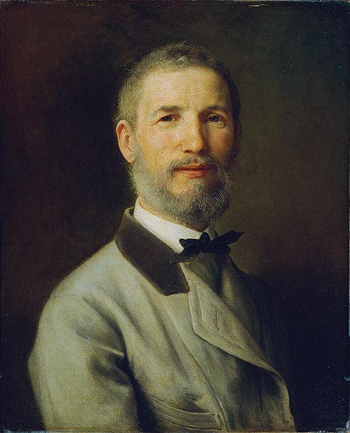 Selbstporträt mit 60 Jahren, 1873, Johann Baptist Reiter