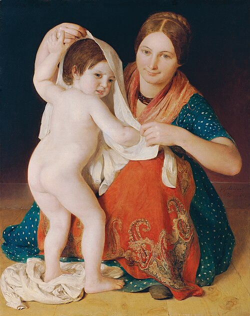 Das frische Hemd, 1847, Johann Baptist Reiter
