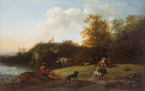 Coastal Landscape, 1787, Johann Christian Klengel