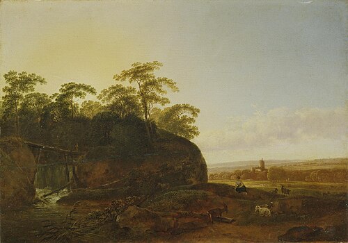 Landscape with Goats, 1773, Johann Christian Klengel