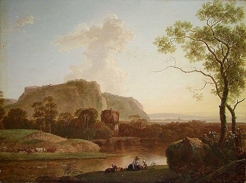 Landscape with a River, 1784, Johann Christian Klengel