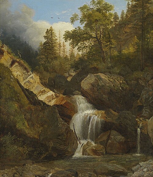 Großer Wasserfall, 1831, Johann Christian Ziegler