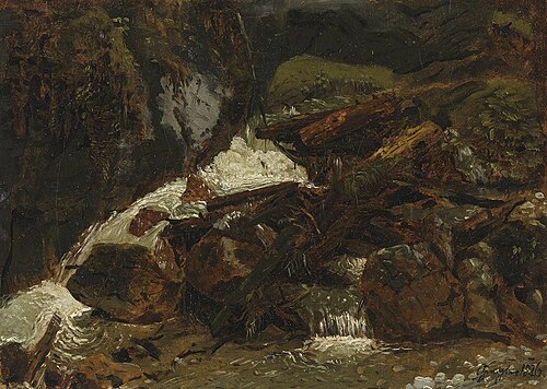 Kleiner Wasserfall, 1826, Johann Christian Ziegler