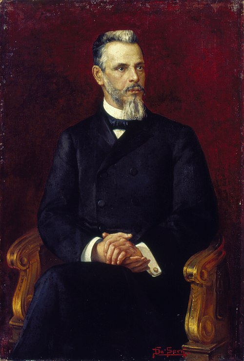 Retrato do Dr. Bernardino de Campos, 1901, Carlo De Servi