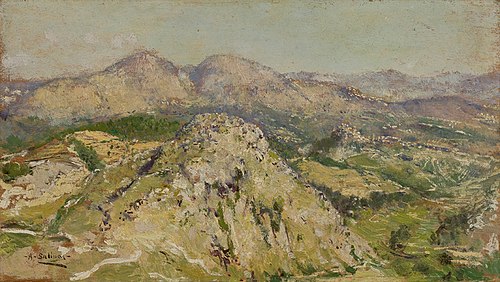 Mountain Landscape, , Agustín Salinas Teruel