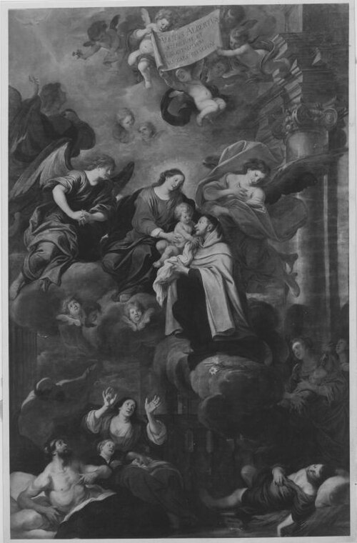 Hl. Albert Siculus als Krankenpatron, 1667, Johann Christoph Storer