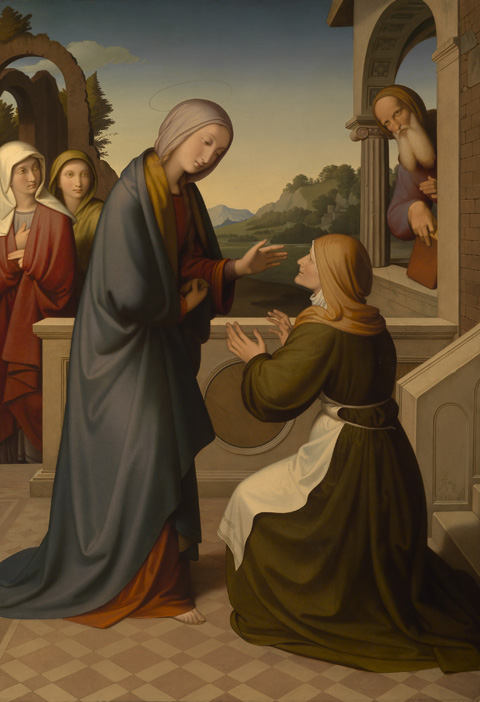 Heimsuchung Mariä, 1838, Johann Friedrich Overbeck