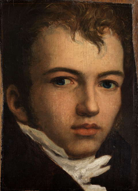 Bildnis des Malers Johann Carl Eggers, 1818, Johann Friedrich Overbeck