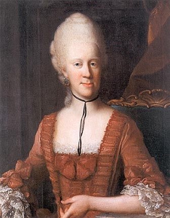 Herzogin Charlotte von Sachsen - Gotha und Altenburg, 1780, Johann Ernst Heinsius