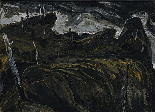 Logged Mountains, 1939, Morris Graves
